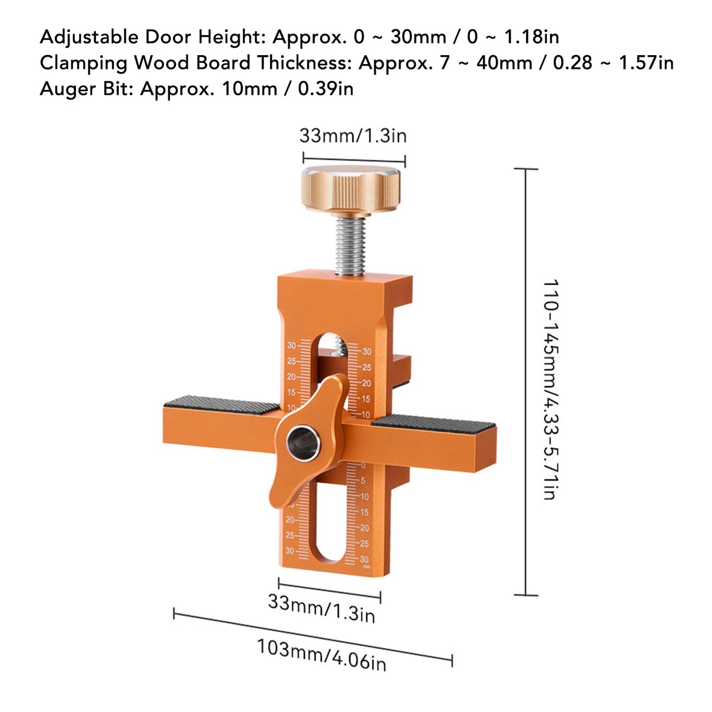 2-in-1 Cabinet Door Mounting Jig